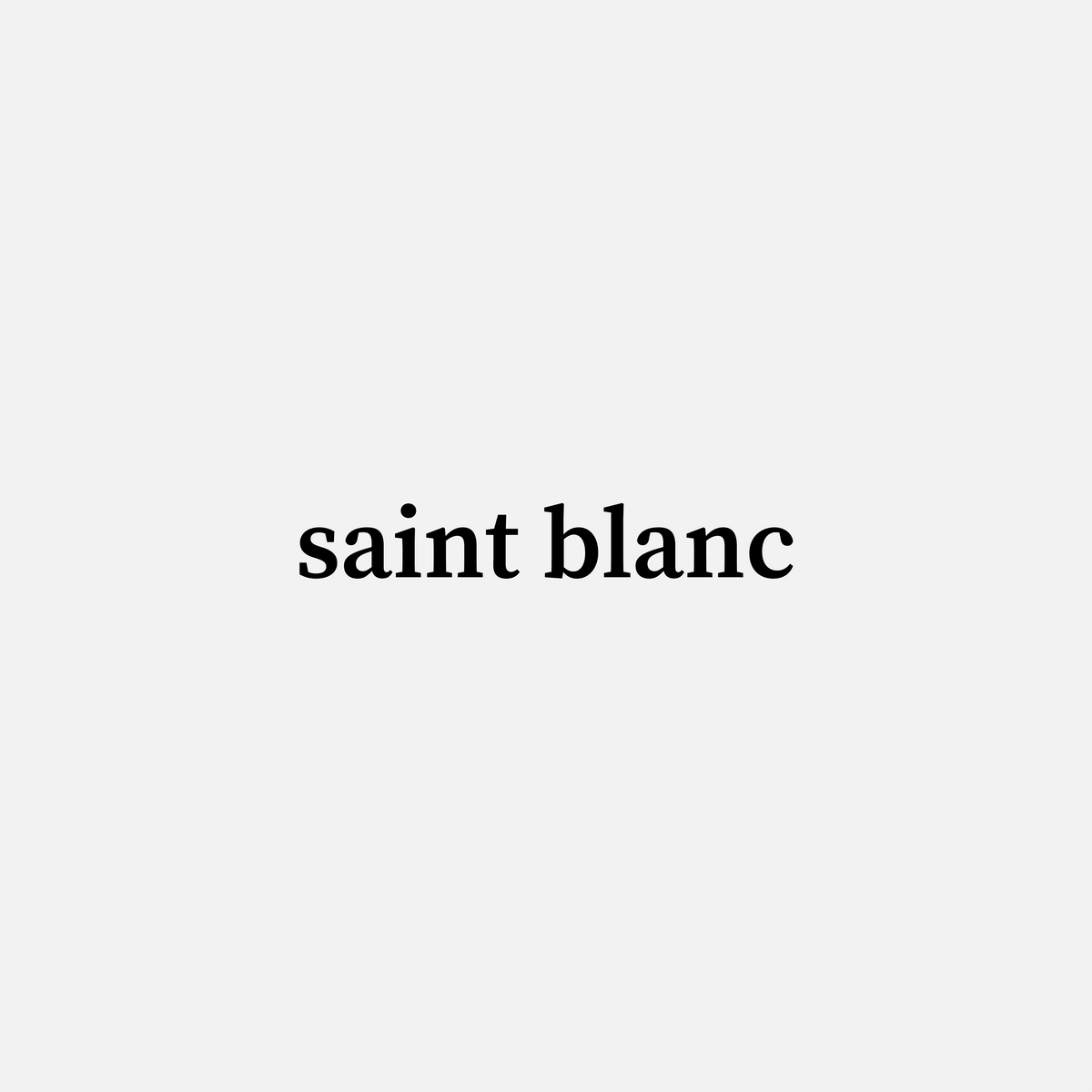 Saint blanc