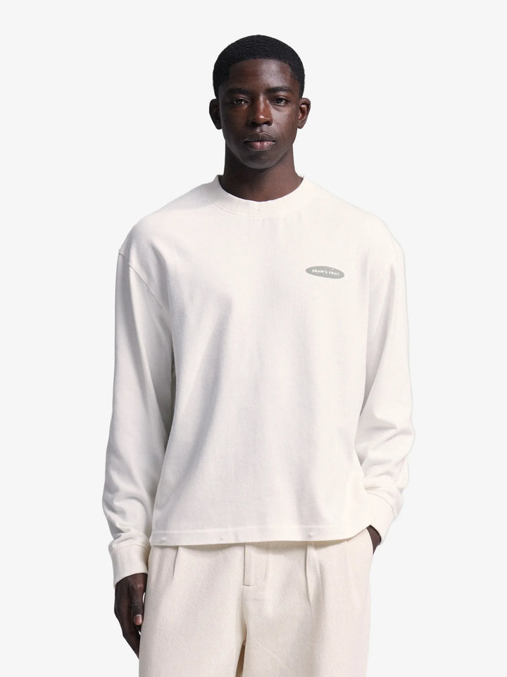 Distressed "F*ck Off I'm Gardening” Longsleeve - White