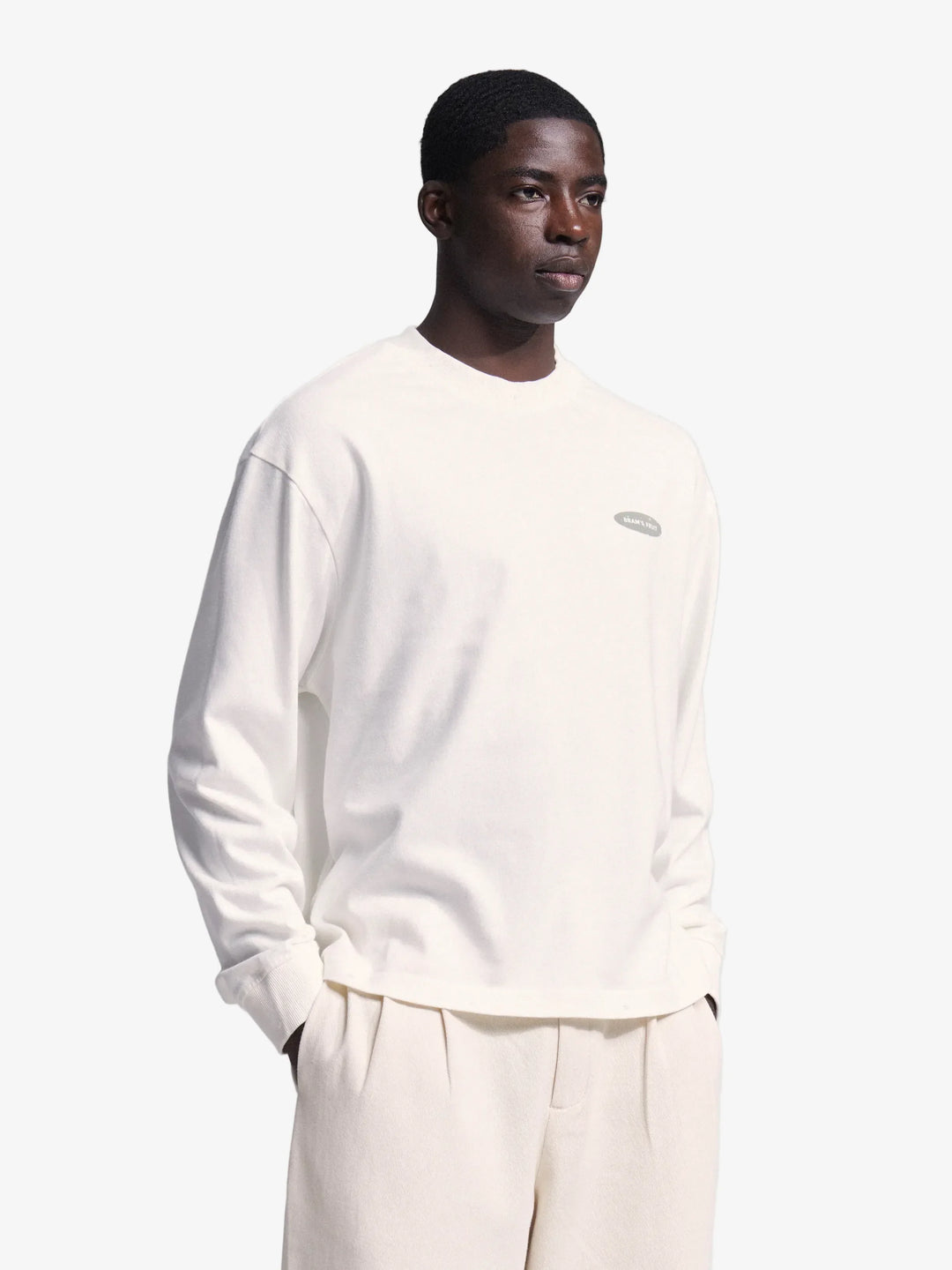 Distressed "F*ck Off I'm Gardening” Longsleeve - White