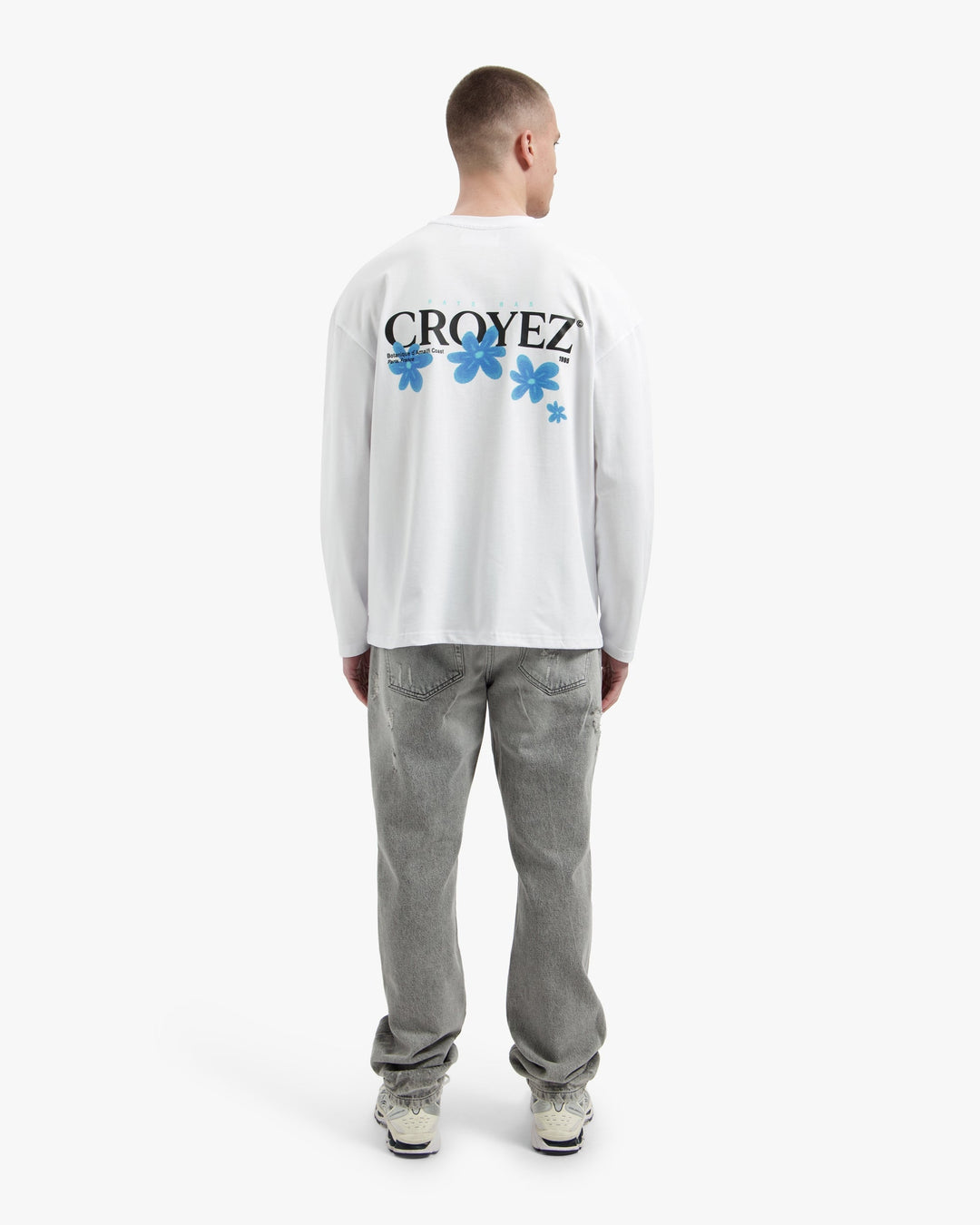Croyez Botanique Longsleeve | White/Tiffany Blue