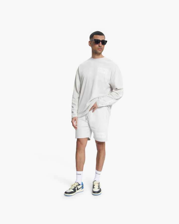 Croyez Sprayed Atelier Longsleeve | Light Grey