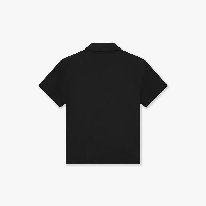 Croyez Plisse Shirt | Black