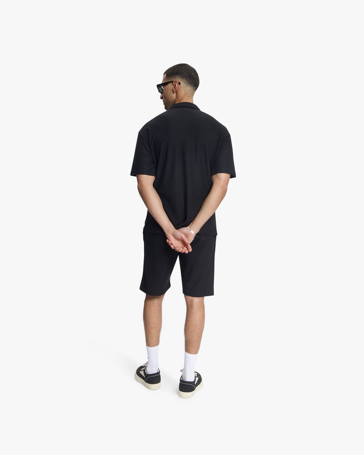 Croyez Plisse Shirt | Black