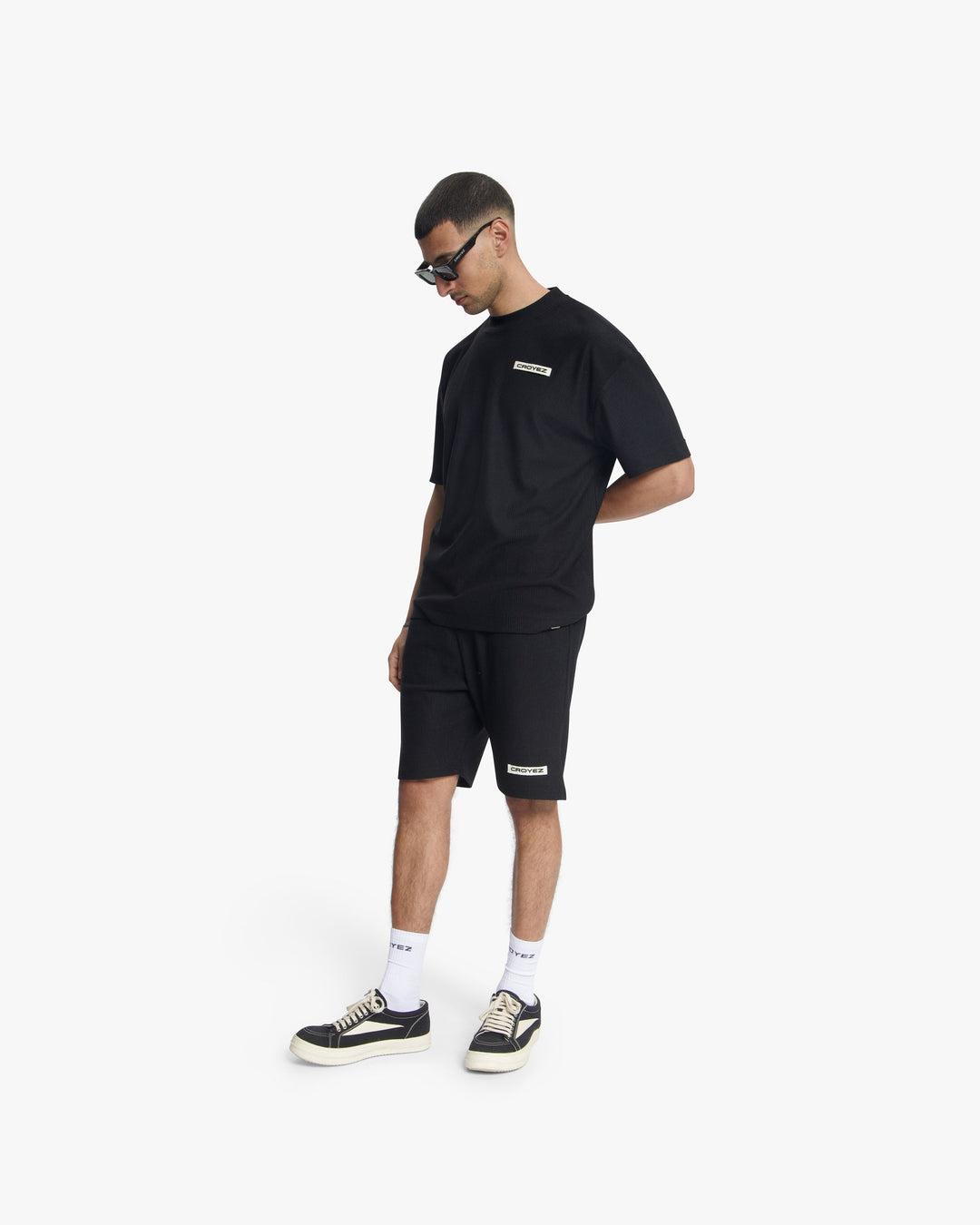 Croyez Plisse Shorts | Black