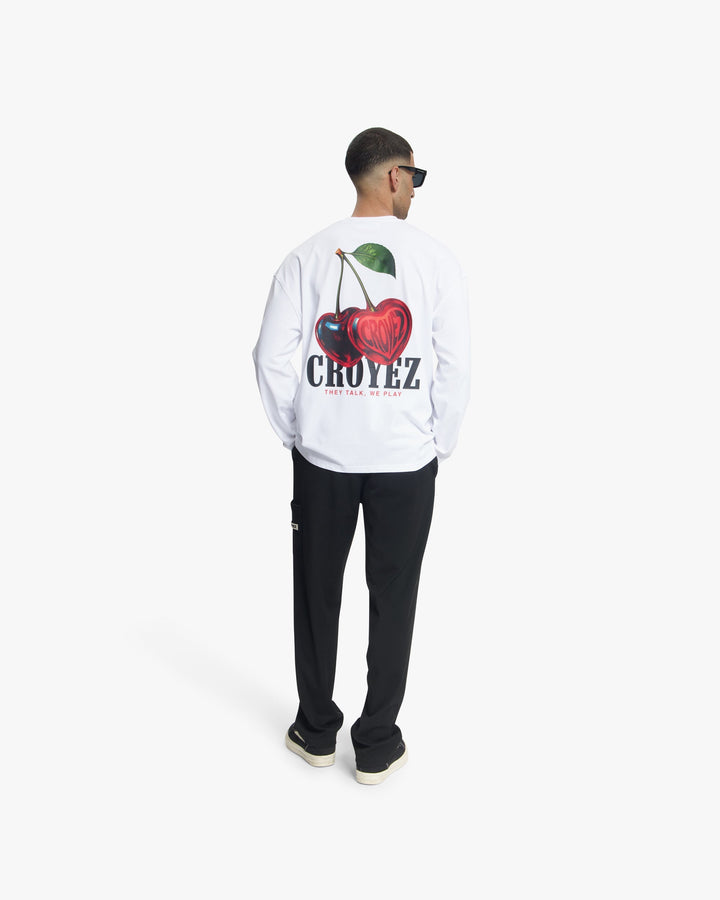 Croyez Cerise D'Amour Longsleeve | White