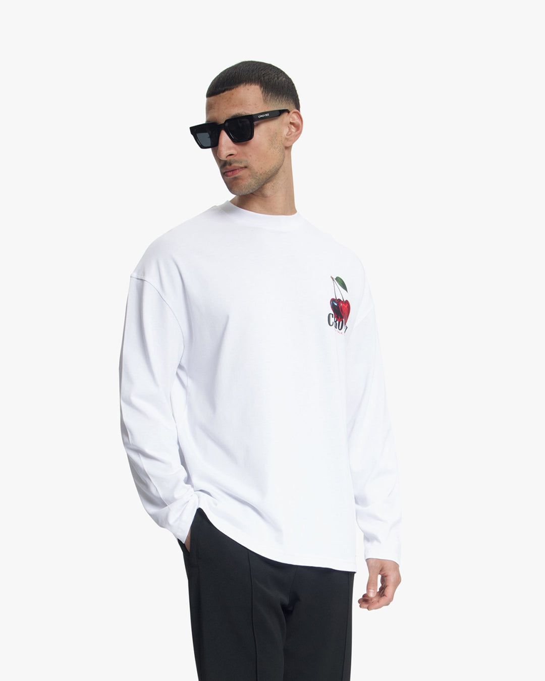 Croyez Cerise D'Amour Longsleeve | White