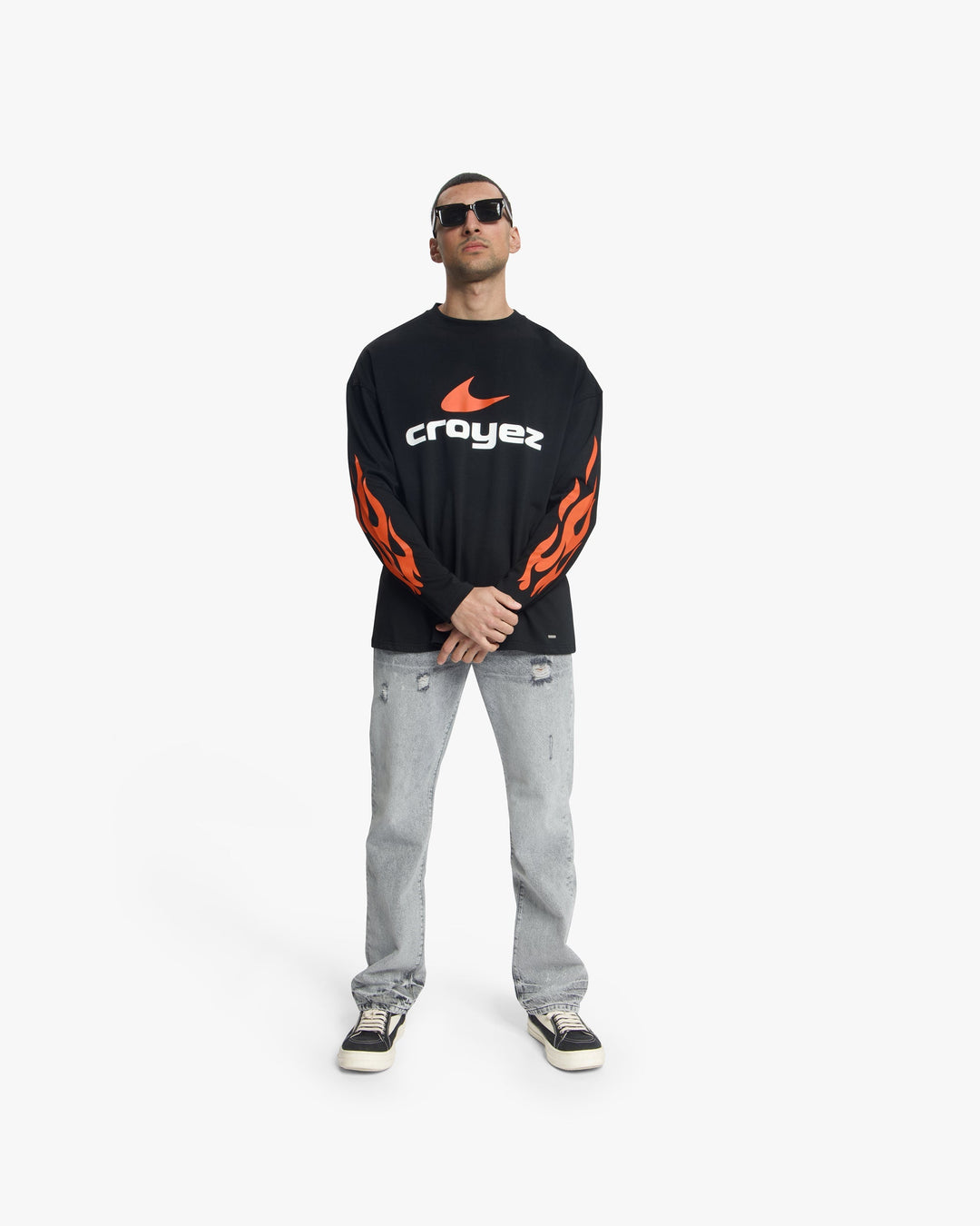 Croyez Service Dept Longsleeve | Black/Orange