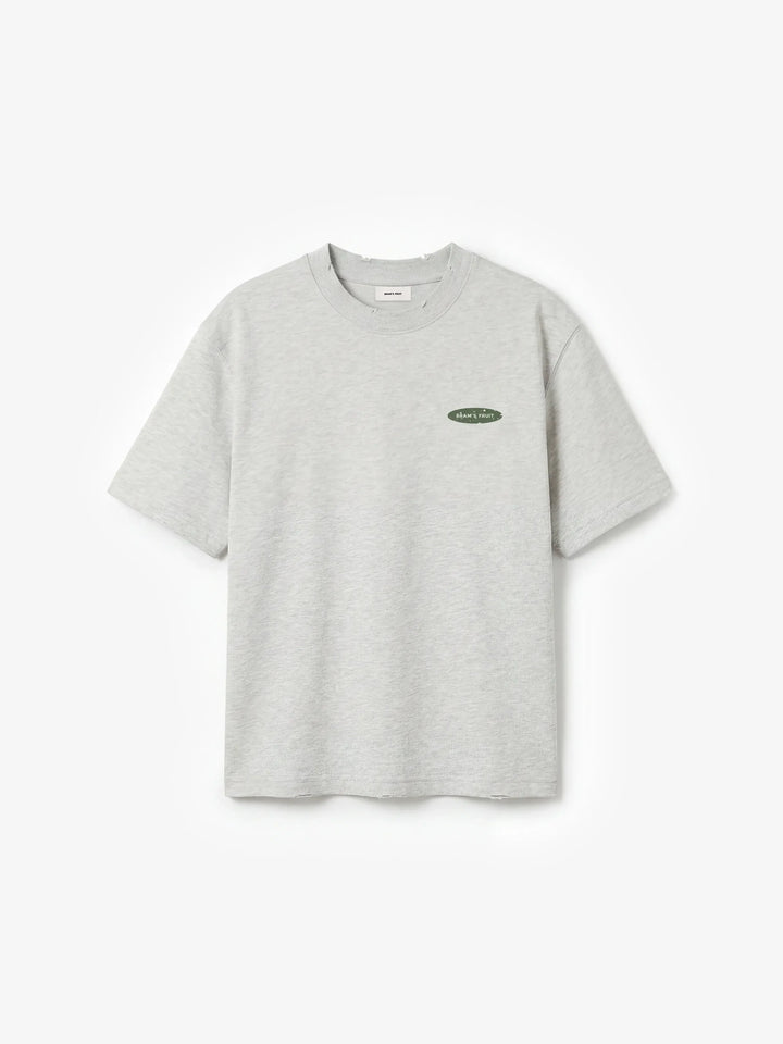 Distressed “F*ck Off I'm Gardening” T-shirt - Grey Melange