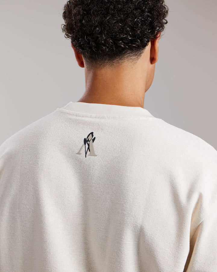 Hiro Tee | White Cap Grey