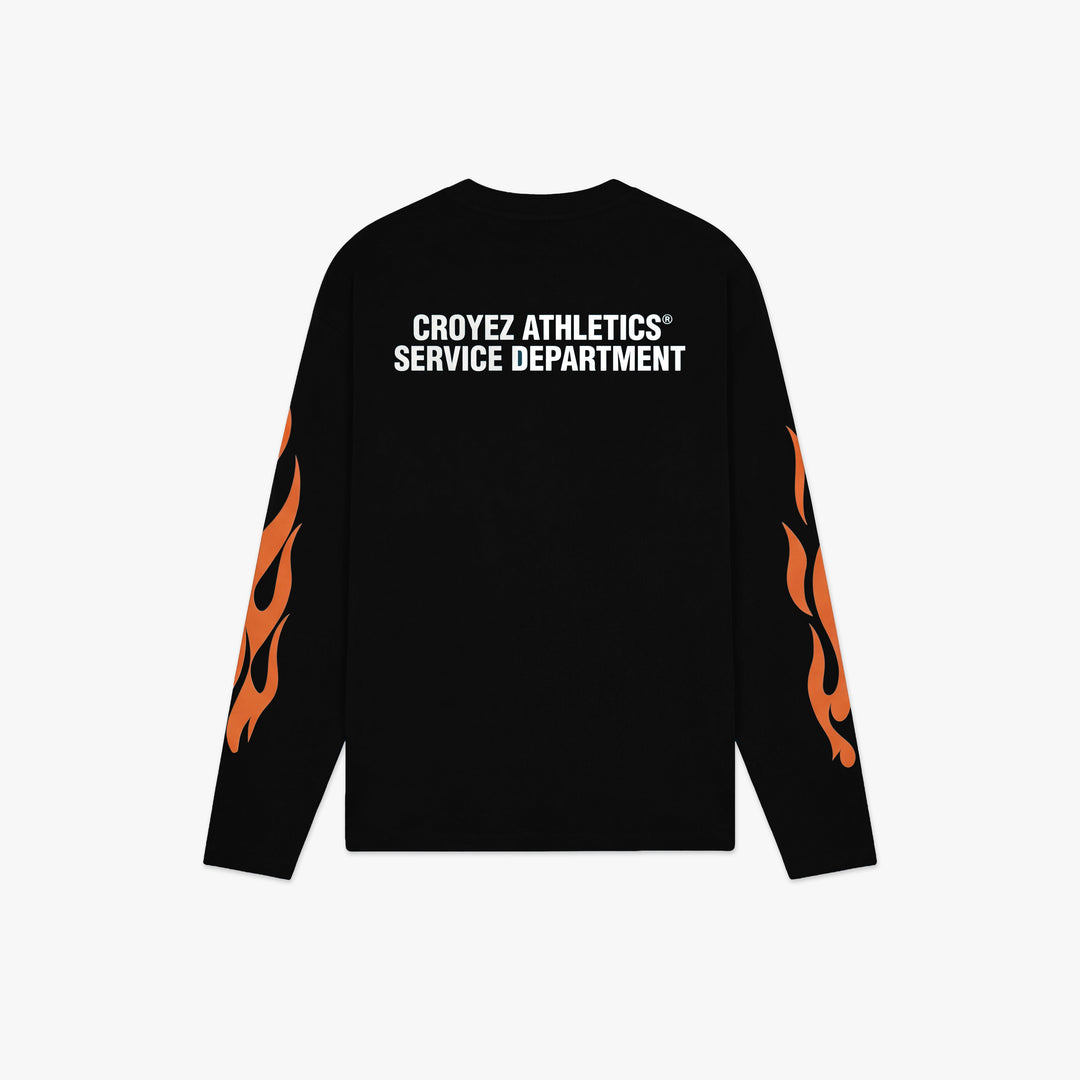 Croyez Service Dept Longsleeve | Black/Orange