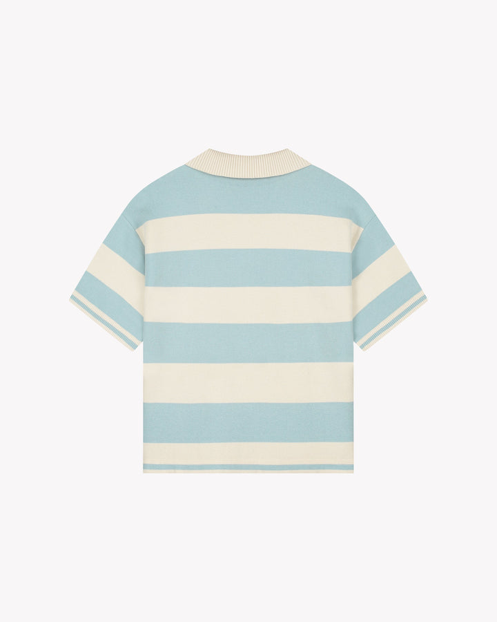 Knitted Crest Polo Shirt