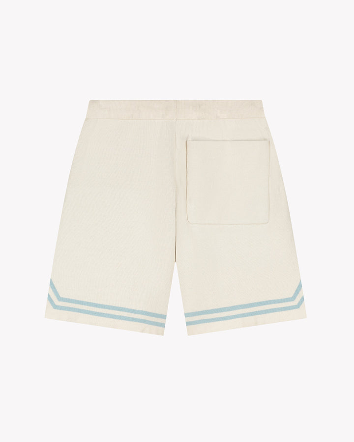 Knitted Crest Polo Short