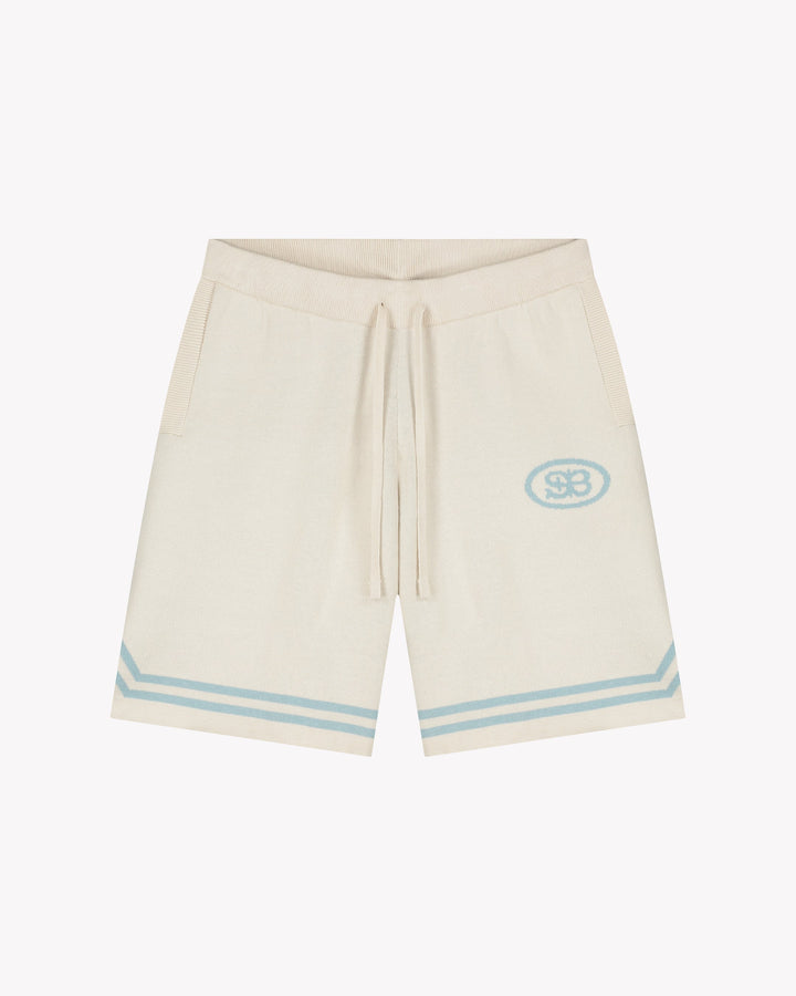 Knitted Crest Polo Short