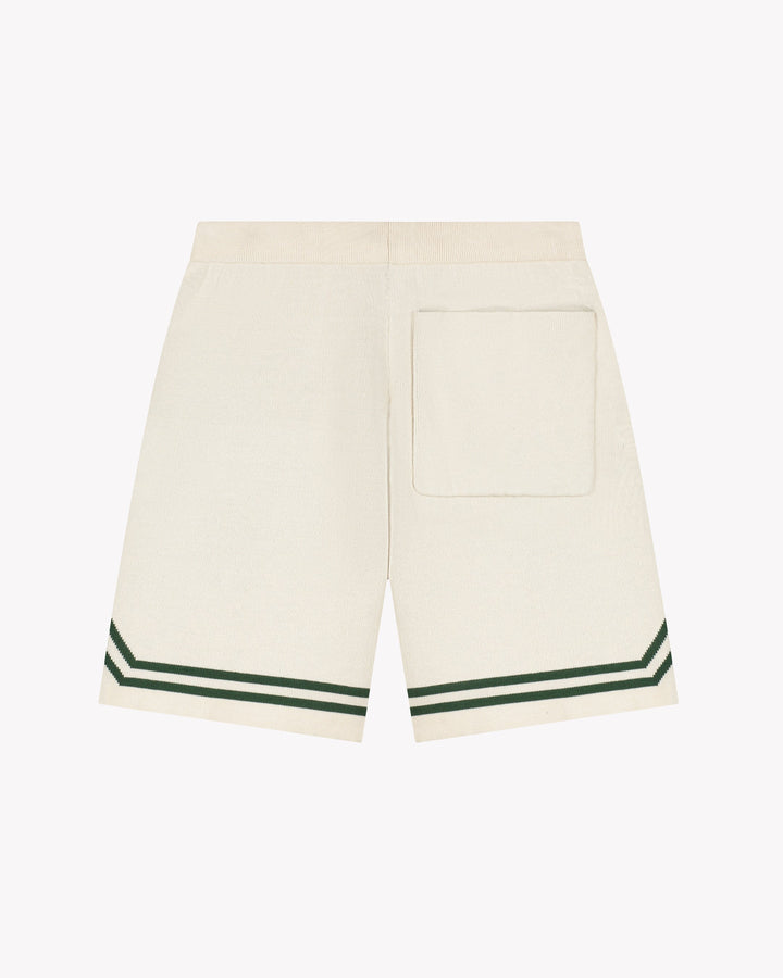 Knitted Crest Polo Short