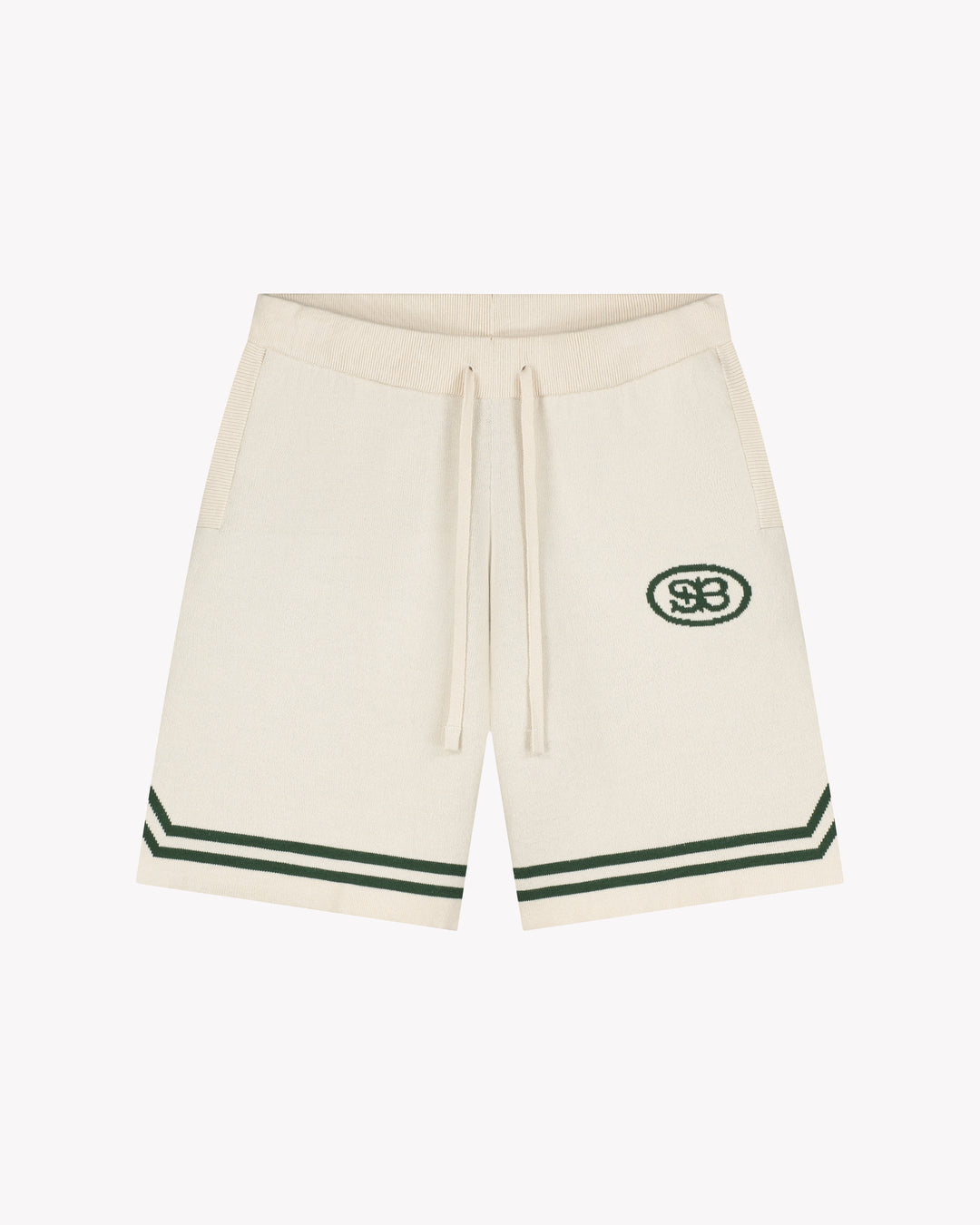 Knitted Crest Polo Short