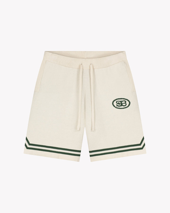 Knitted Crest Polo Short