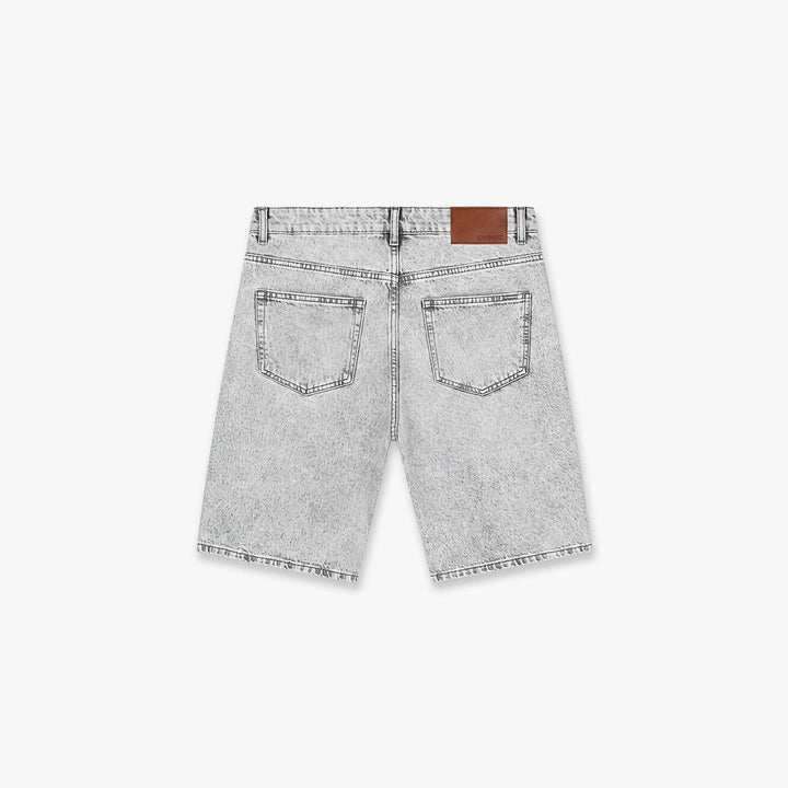 Croyez CD2 Washed Denim Shorts | Light Grey