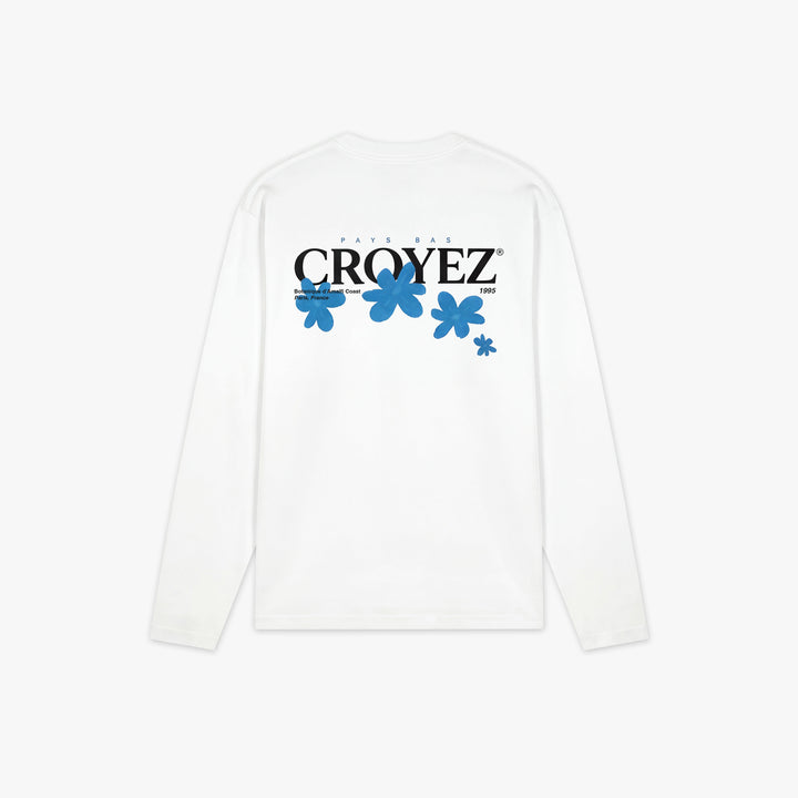 Croyez Botanique Longsleeve | White/Tiffany Blue