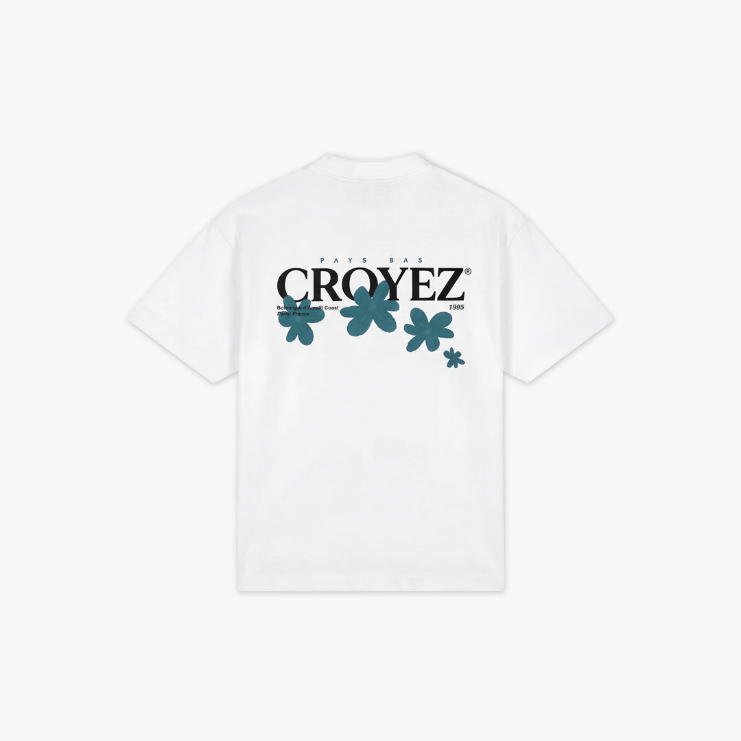 Croyez Botanique T-Shirt | White/Dark Teal