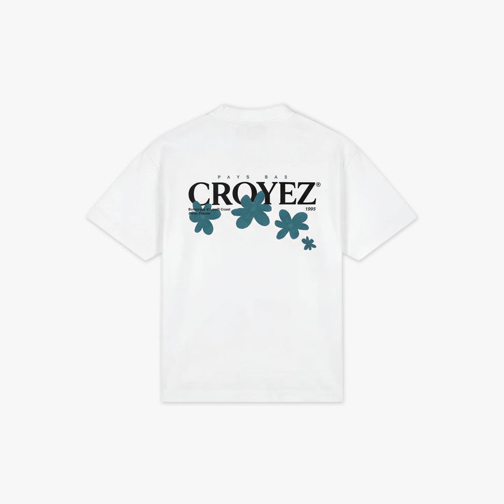 Croyez Botanique T-Shirt | White/Dark Teal