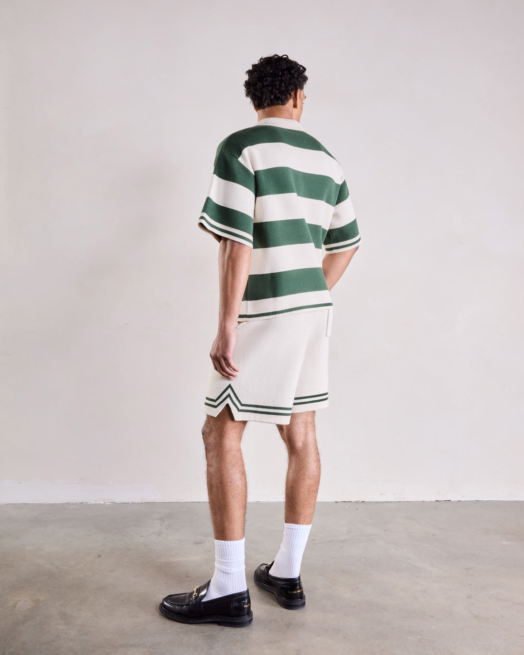 Knitted Crest Polo Shirt